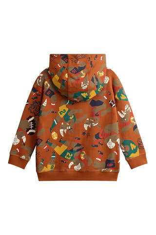 Sweater met Capuchon - Steenrood
