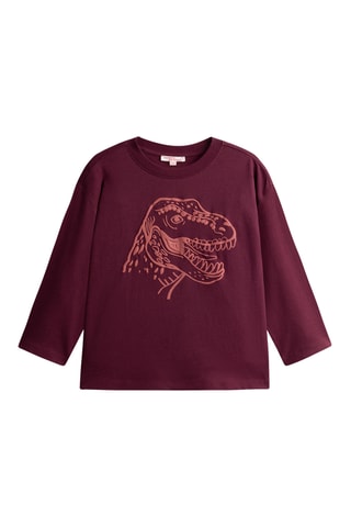 T-shirt - Bordeauxrood