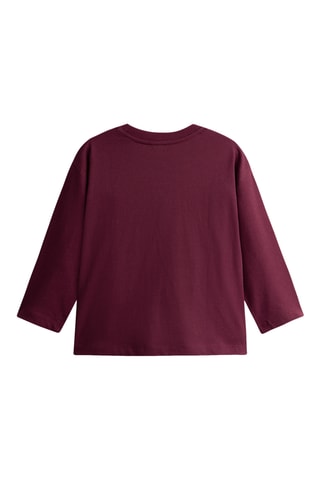 T-shirt - Bordeauxrood