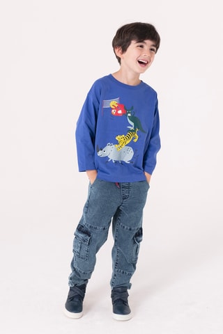 Jeans - Marineblauw