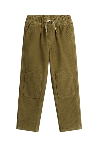Velours Broek - Kaki