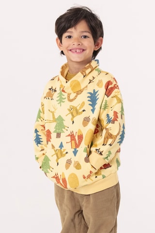 Sweater met Capuchon - Geel