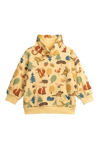 Sweater met Capuchon - Geel
