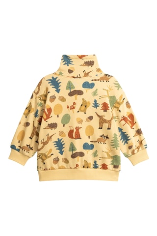 Sweater met Capuchon - Geel