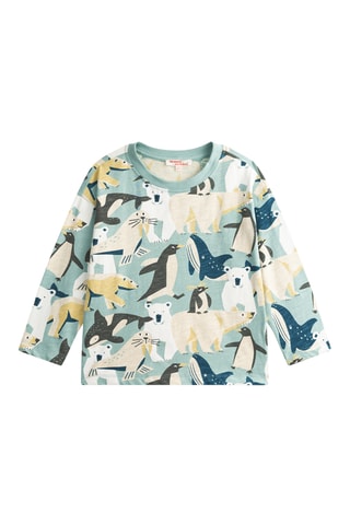 T-shirt - Zeegroen