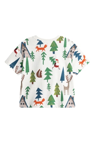 T-shirt - Ivoorkleurig