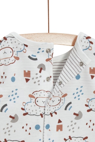 Dubbelzijdige T-shirt en Broek - Ecru
