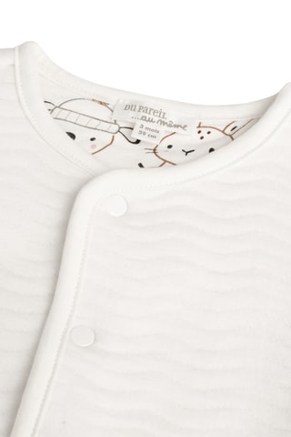Dubbelzijdig Vest - Ecru