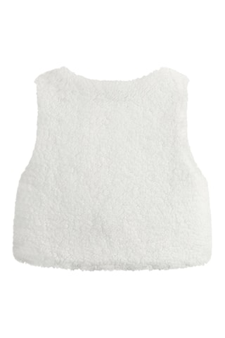 Dubbelzijdig Mouwloos Vest - Ecru