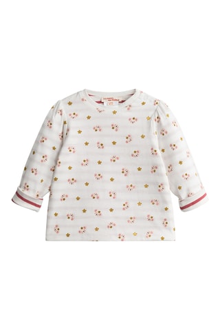 Dubbelzijdig T-shirt - Ecru