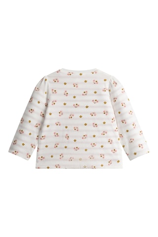 Dubbelzijdig T-shirt - Ecru