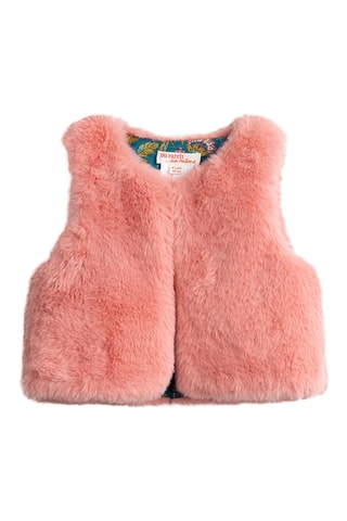 Dubbelzijdig Mouwloos Vest - Oudroze