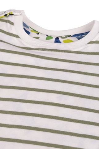 Dubbelzijdig T-shirt - Ecru