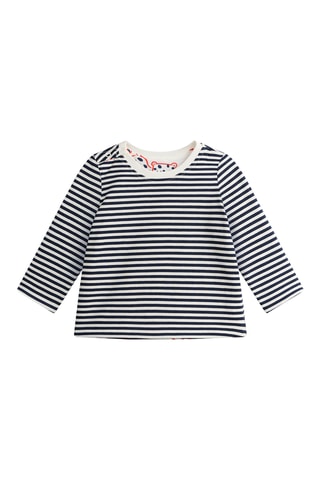 Dubbelzijdig T-shirt - Ecru