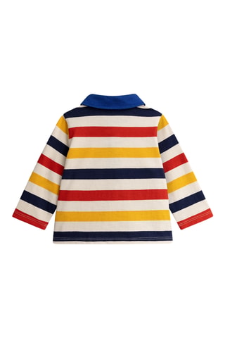 Polo - Ecru en Rood