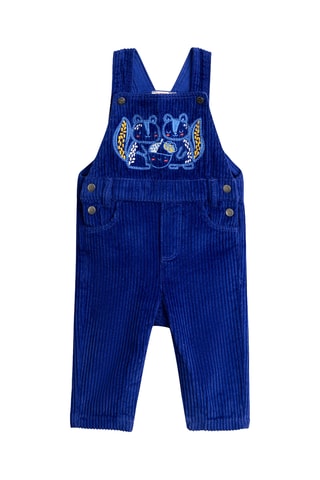 Velours Tuinbroek - Blauw