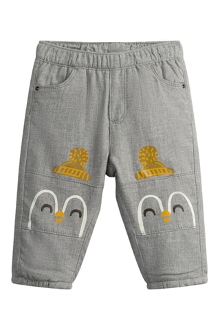 Jeans - Gemêleerd Lichtgrijs
