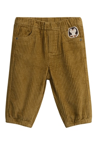 Velours Broek - Kaki