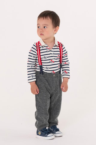 Broek - Gemêleerd Donkergrijs