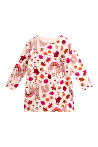 Pyjama - Ecru en Fuchsia