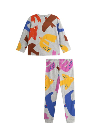 Pyjama - Gemêleerd Lichtgrijs