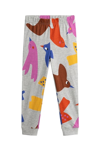 Pyjama - Gemêleerd Lichtgrijs