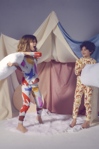 Pyjama - Gemêleerd Lichtgrijs