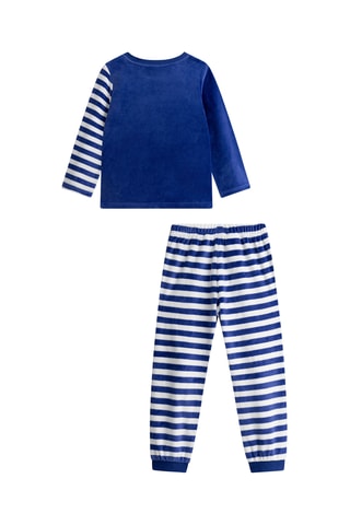 Pyjama - Marineblauw en Ecru
