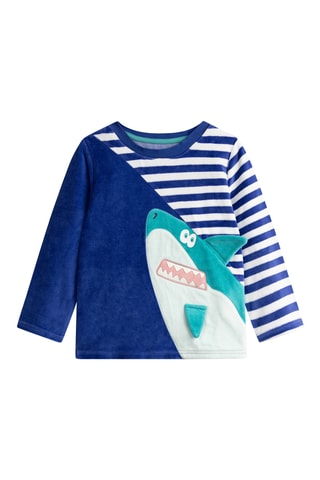 Pyjama - Marineblauw en Ecru