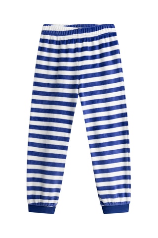 Pyjama - Marineblauw en Ecru