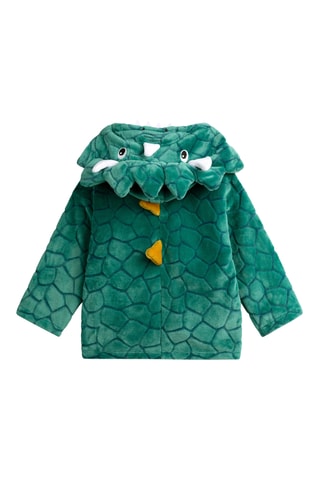 Pyjamasweater met Capuchon - Donkergroen