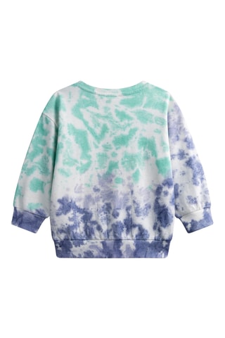 Sweater met Tie and Dye Effect - Ivoorkleurig