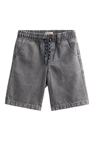 Jeansbermuda - Grijs