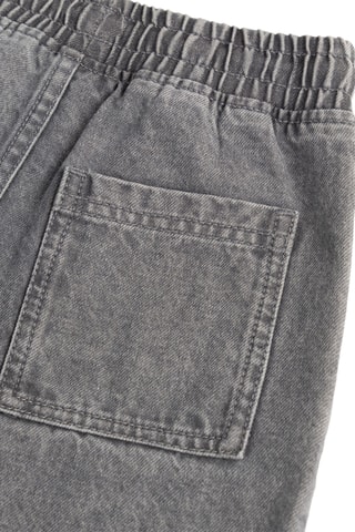 Jeansbermuda - Grijs