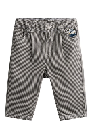 Broek - Ecru en Zwart