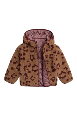 Dubbelzijdige Jack met Capuchon - Bruin