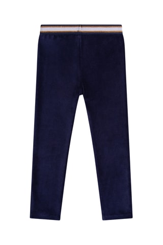 Velours Broek - Marineblauw
