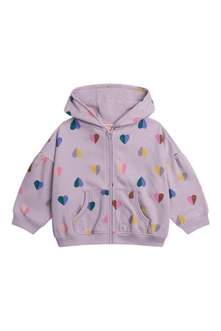 Sweater met Capuchon - Paars