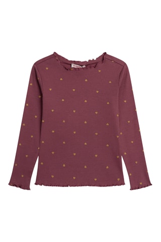 T-shirt - Bordeauxrood