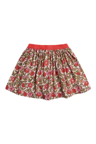 Dubbelzijdige Rok - Wit en Roze