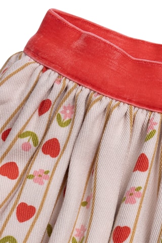 Dubbelzijdige Rok - Wit en Roze