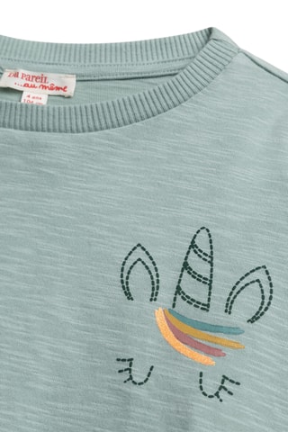 Sweater - Gemêleerd Lichtgroen