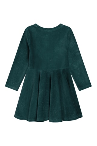 Velours Jurk - Smaragdgroen