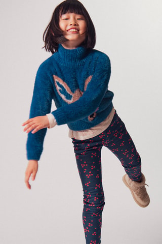 Legging - Petrolblauw