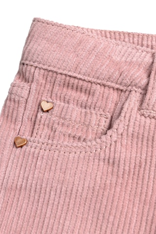 Velours Broek - Oudroze