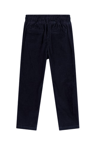 Velours Broek - Marineblauw