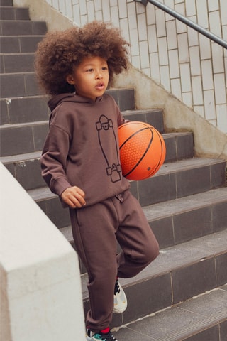 Joggingbroek - Donkerbruin