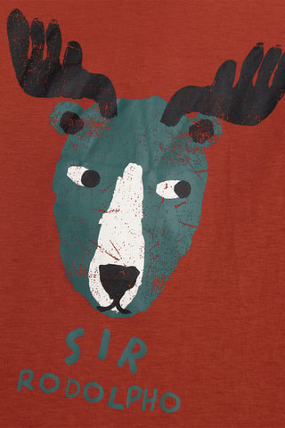 T-shirt - Steenrood