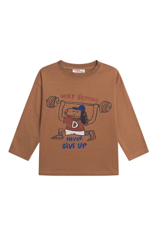 T-shirt - Bruin