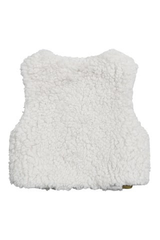 Mouwloos Dubbelzijdig Vest - Wit